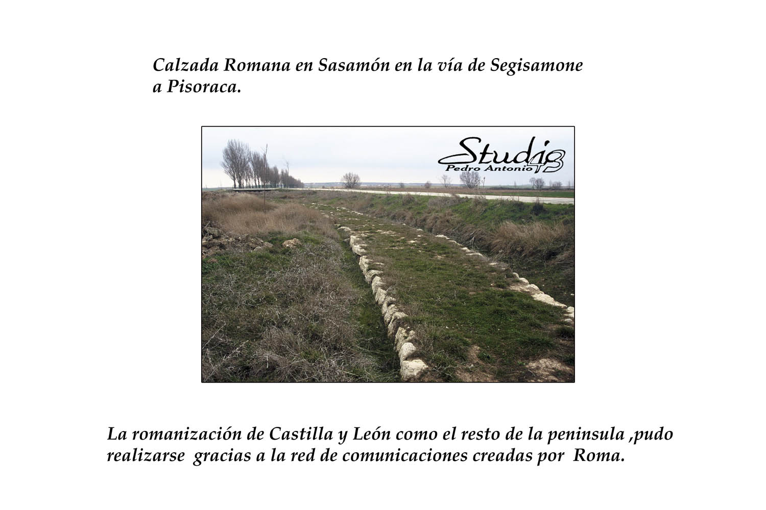 Calzada Romana sasamon