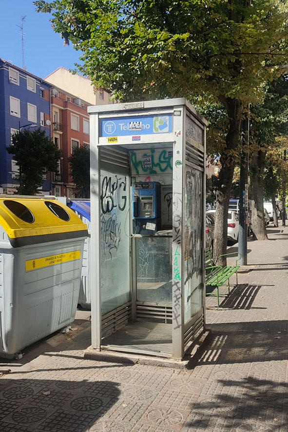 CABINAS DE TELEFONO PARA EL RECUERDO